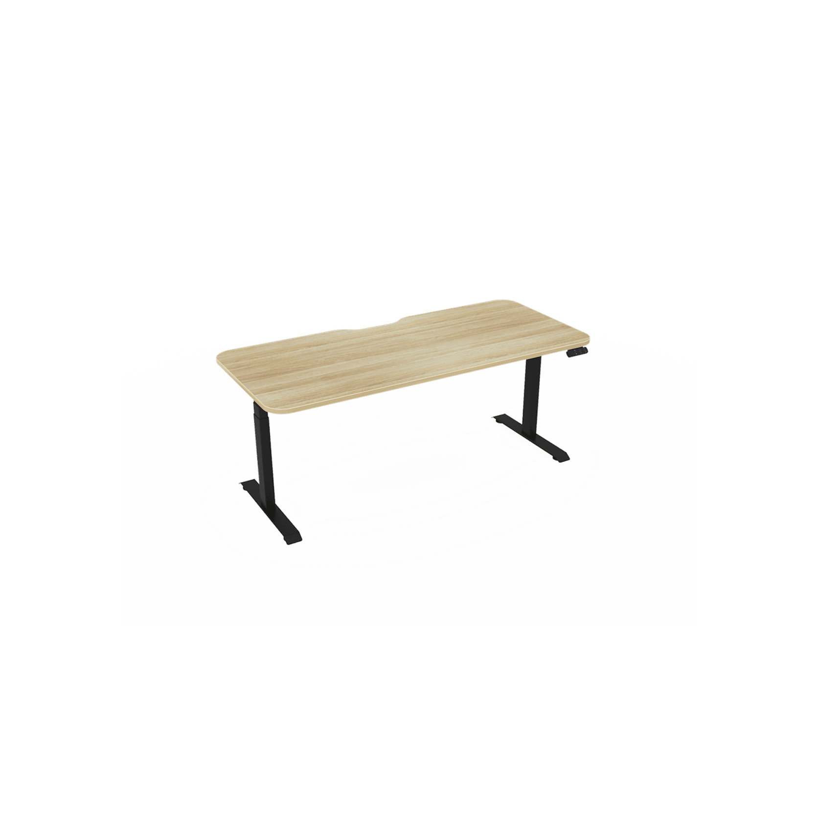 Haven Electric Standing Desk - Radius Top gallery detail image