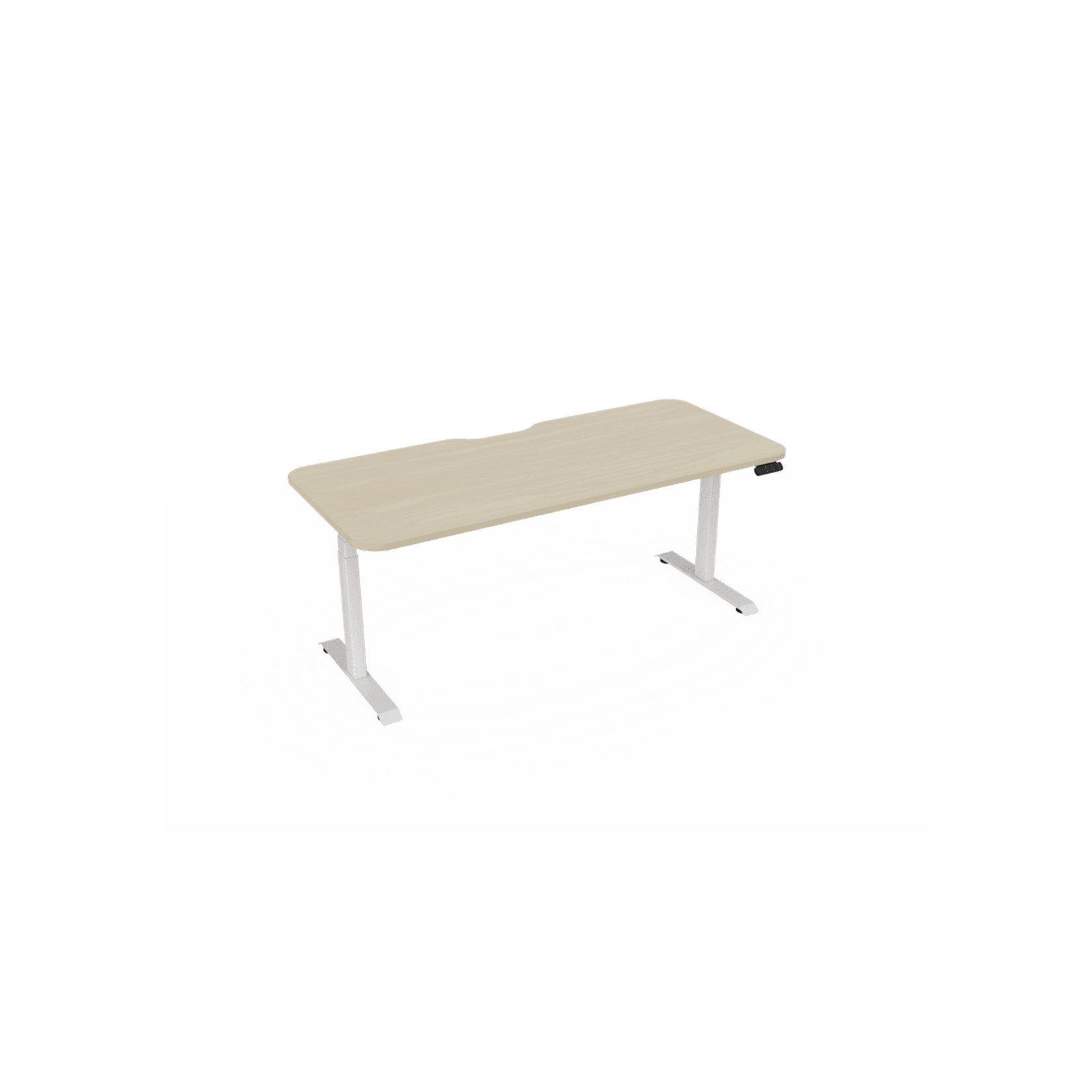 Haven Electric Standing Desk - Radius Top gallery detail image