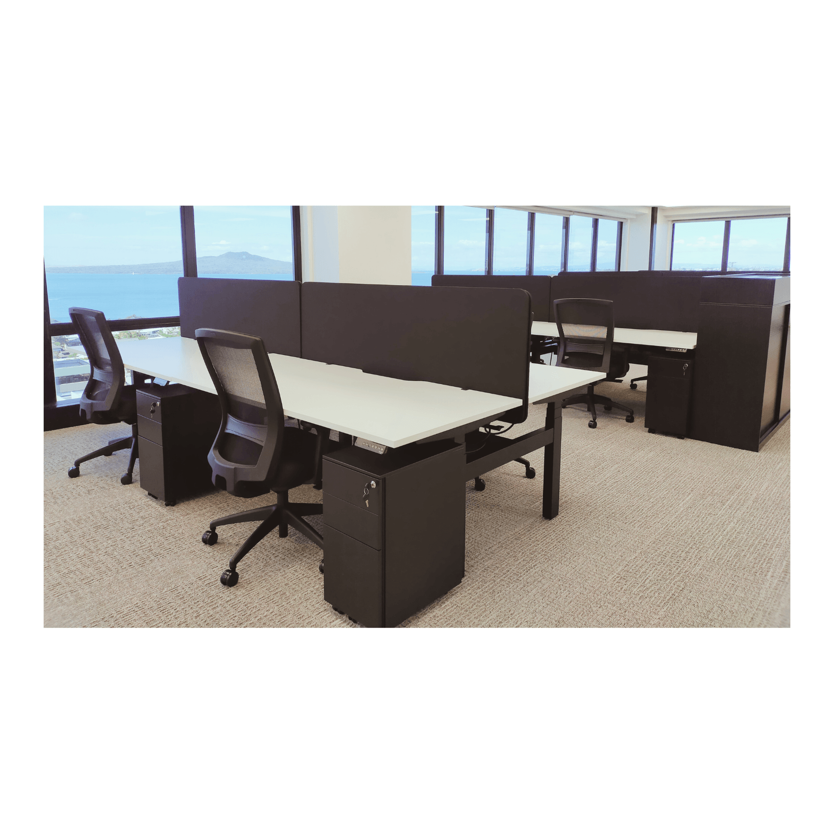 Synergy Double Sided Electric Desk gallery detail image