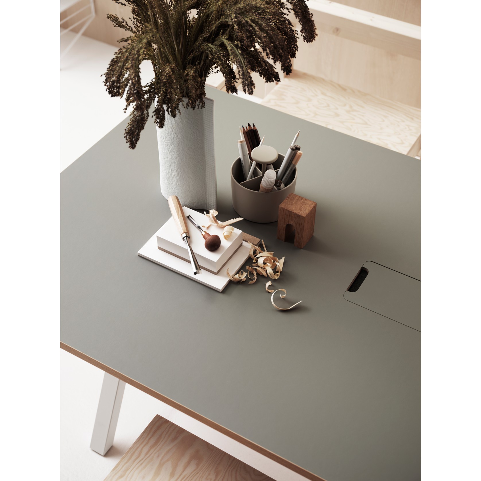 Height Adjustable Works Desk gallery detail image