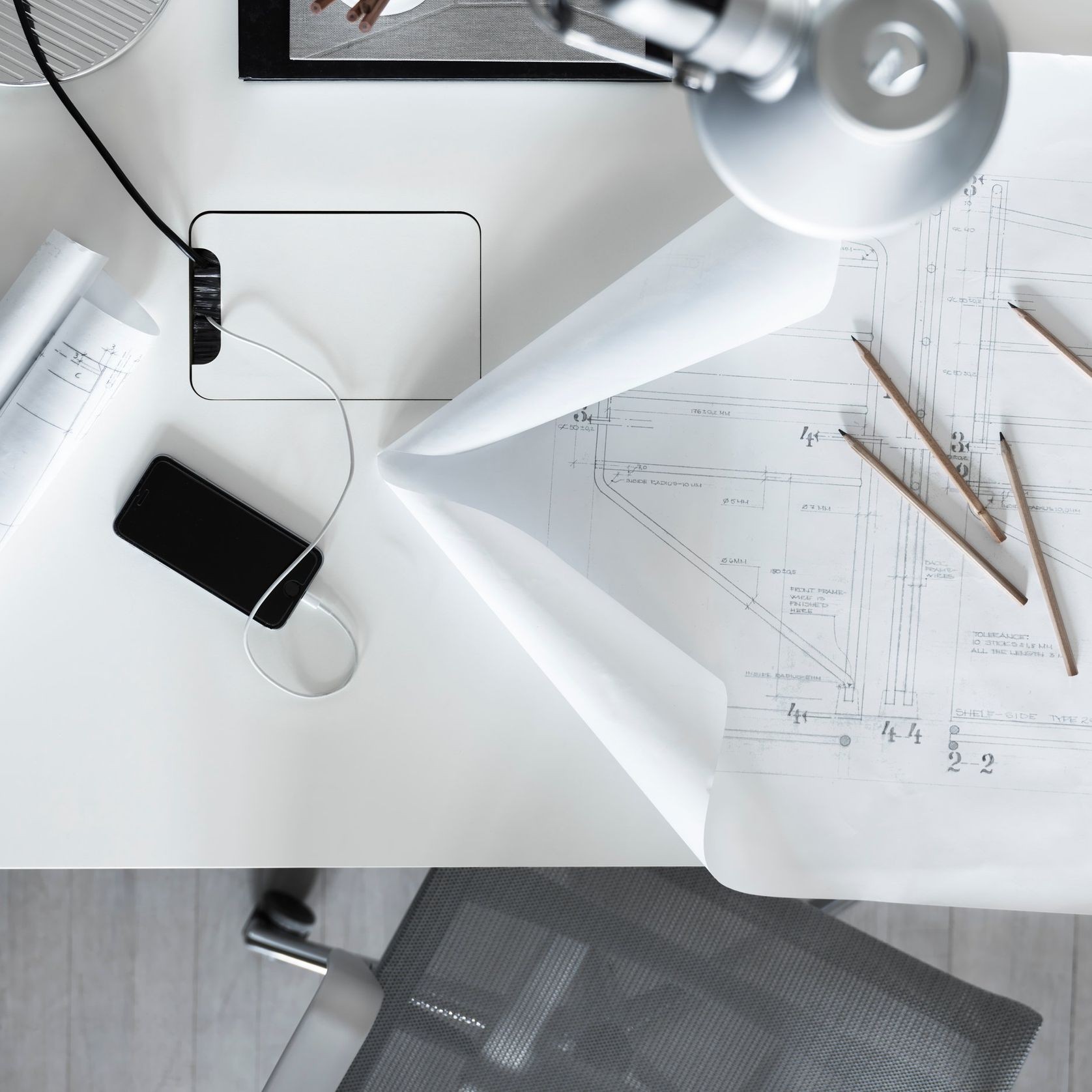 Height Adjustable Works Desk gallery detail image