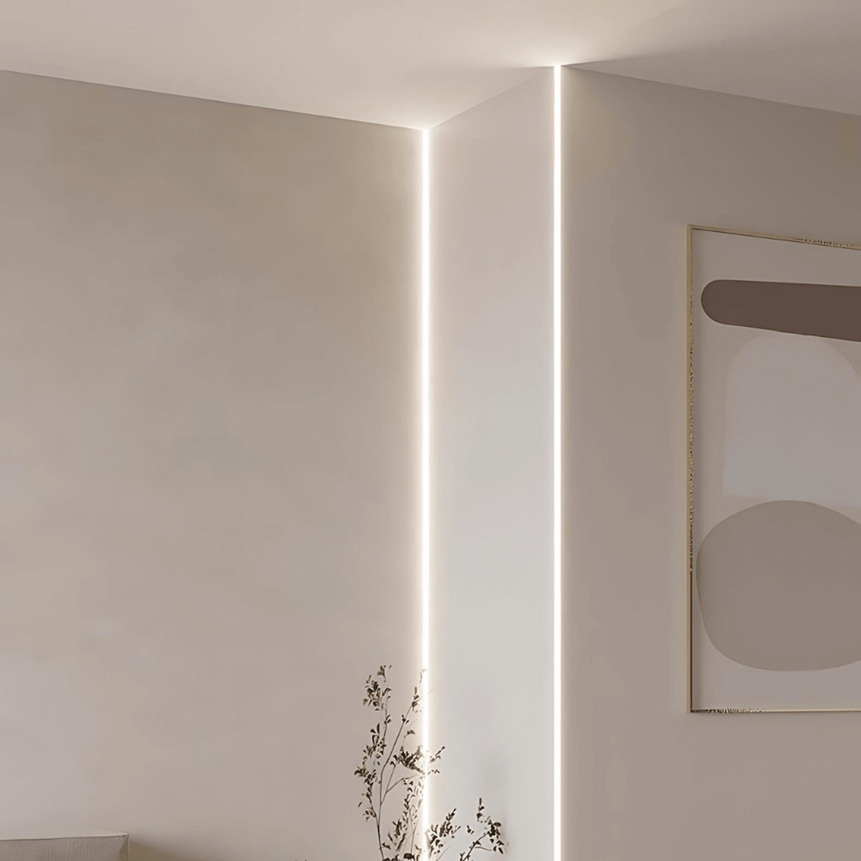 Plaster-in Trimless Outer Corner Extrusion gallery detail image