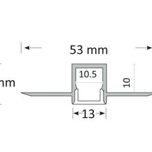 TL005 Streamlined Trimless Extrusion - Reveal Bead LED gallery detail image