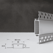 TL011 Shaowline Plaster-in Trimless Profiles