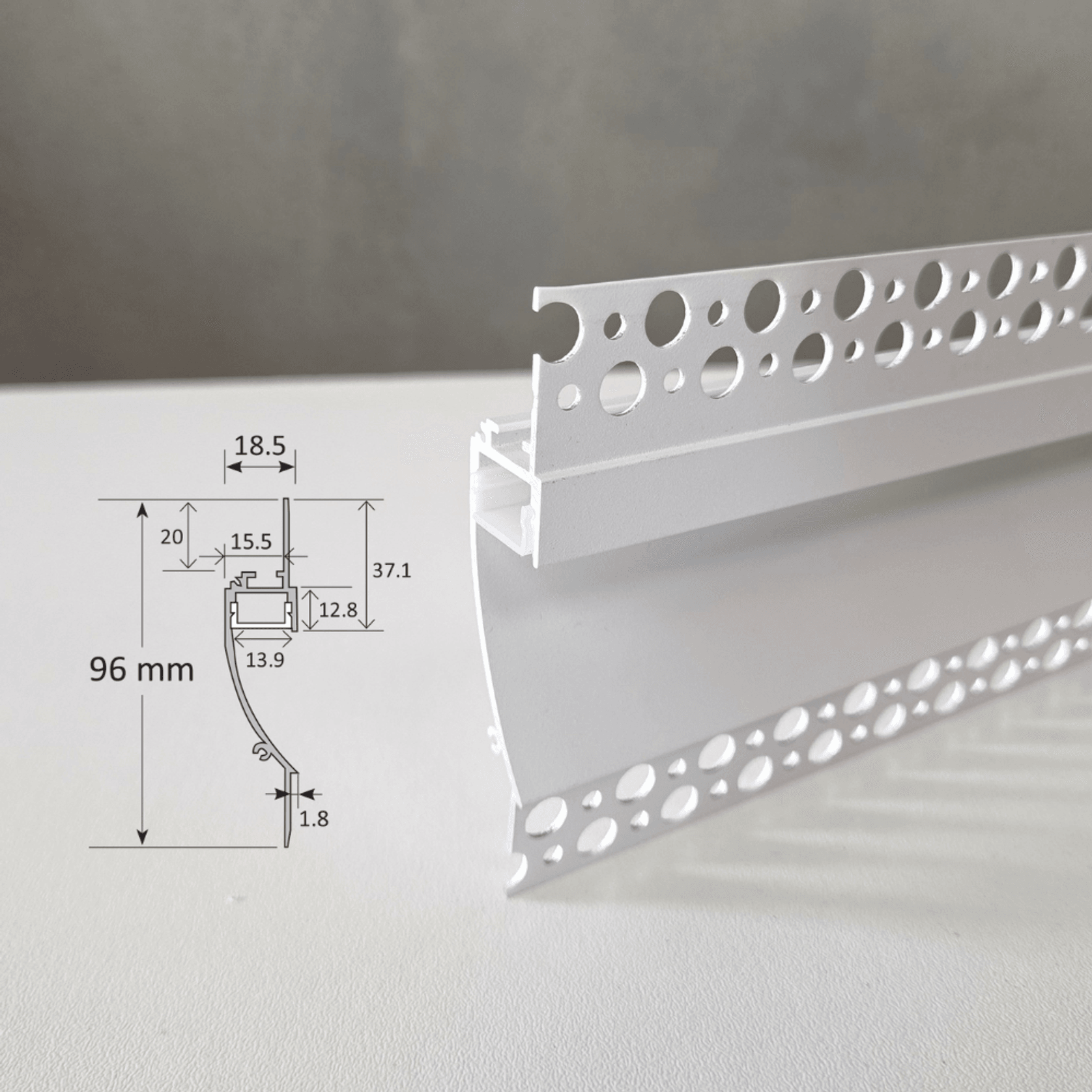 TL014 Curved LED Profile
