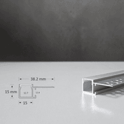 celing shadow gap trimless extrusion