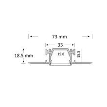 TL010 Recessed Plaster-In Trimless LED Profile gallery detail image