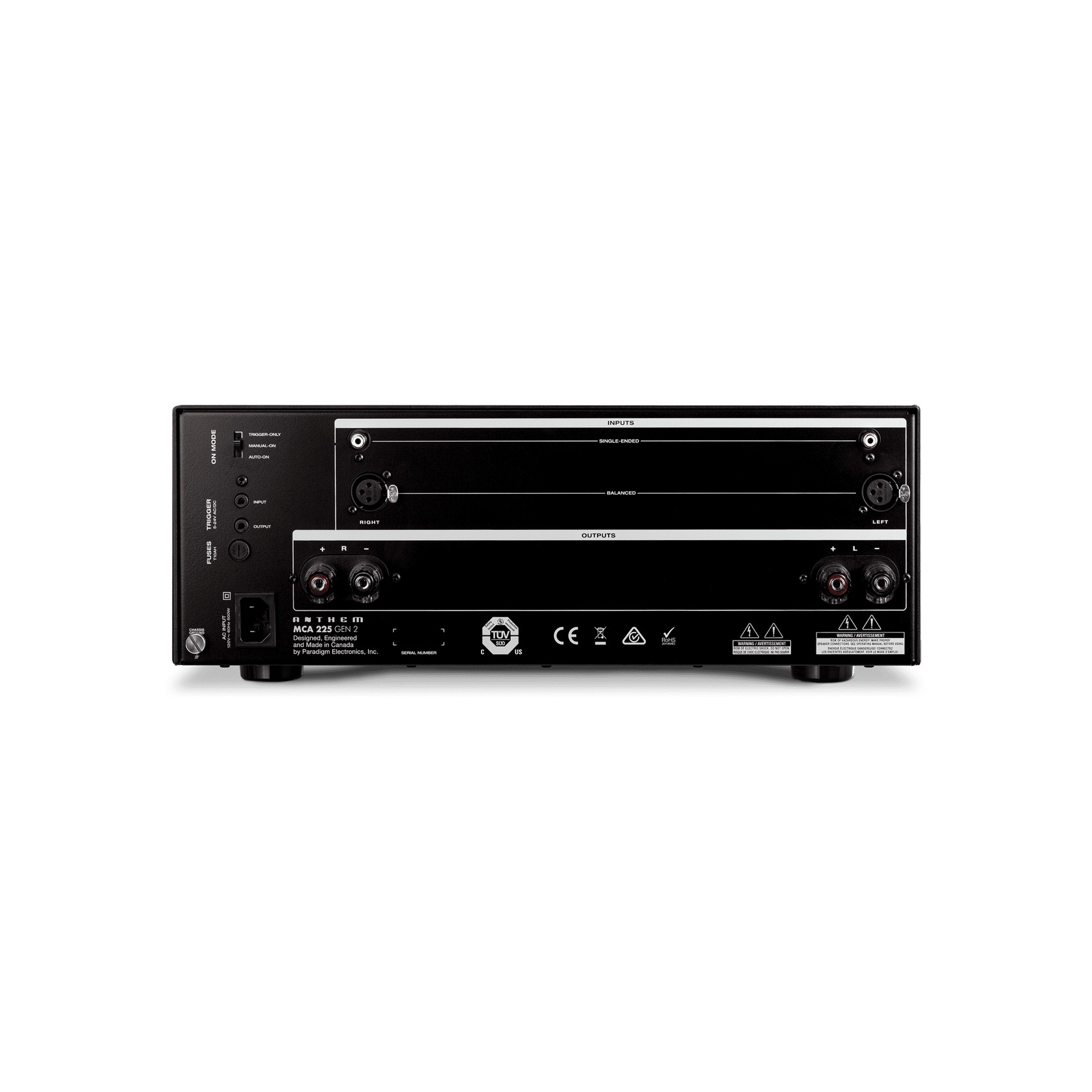 Anthem Power Amplifier MCA-225 Gen 2 Black gallery detail image