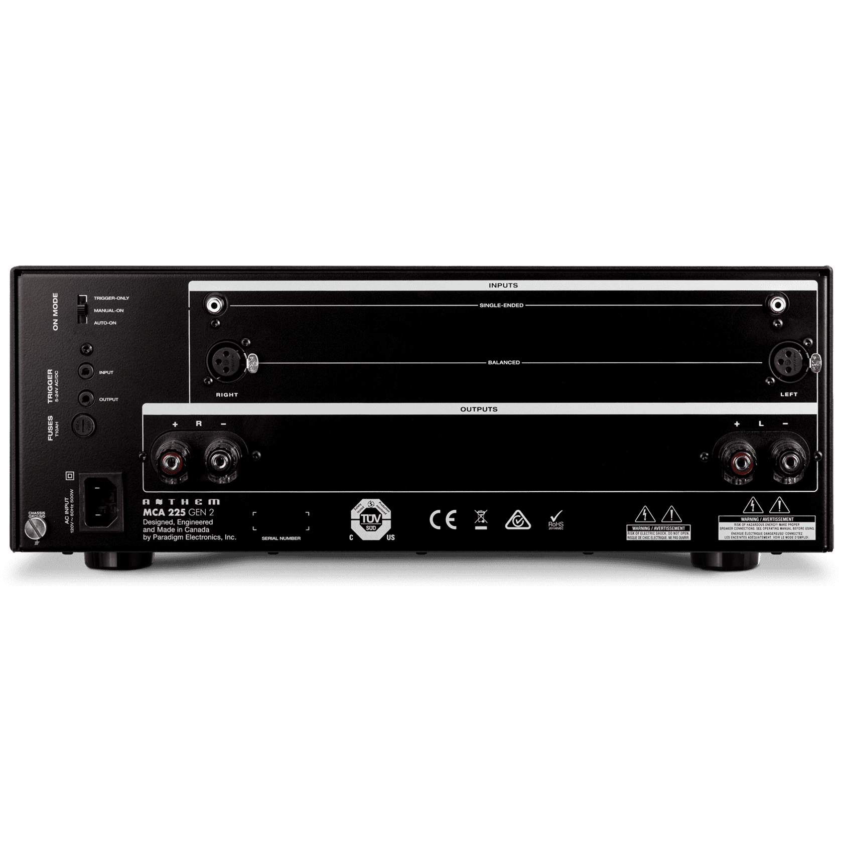 Anthem Power Amplifier MCA-225 Gen 2 Black gallery detail image