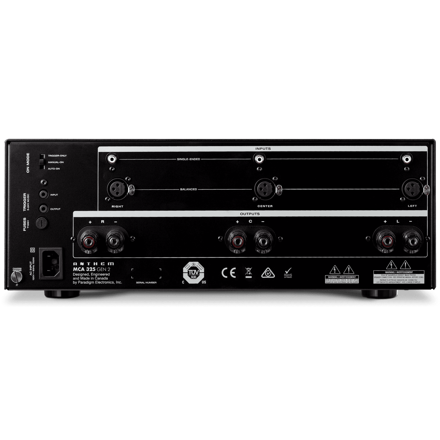 Anthem MCA 325 Black 230V gallery detail image