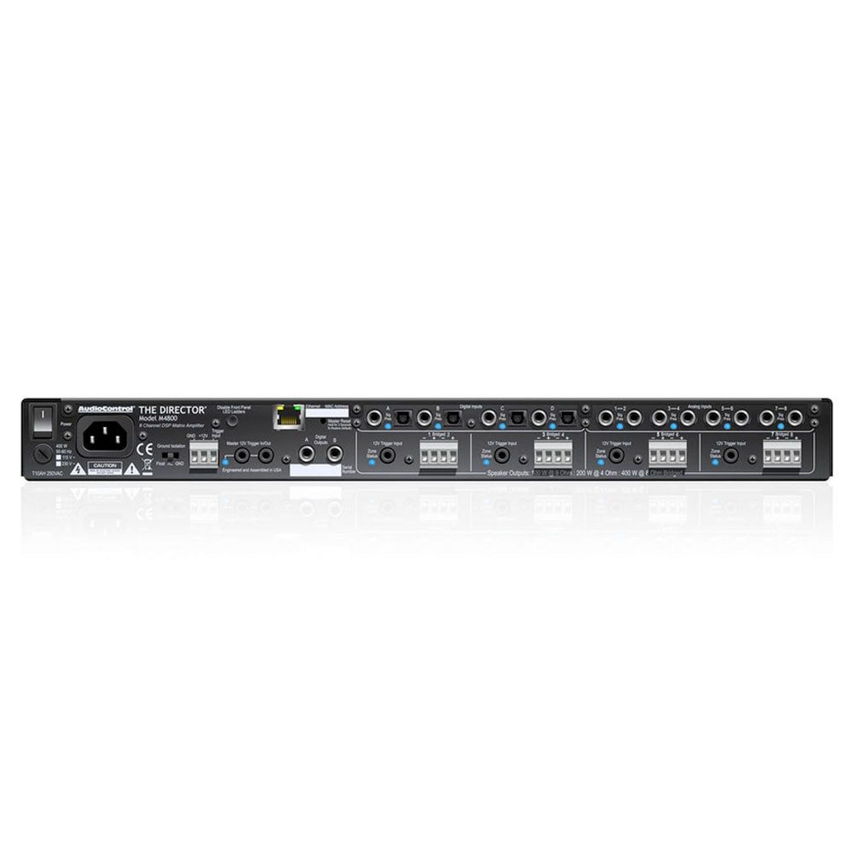 AudioControl M4800 8CH Network Matrix DSP Power Amplifier gallery detail image