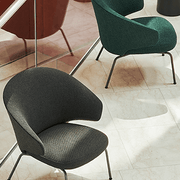 Let Lounge Chair Steel Legs by Fritz Hansen gallery detail image