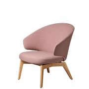 Let Lounge Chair Wooden Legs by Fritz Hansen gallery detail image
