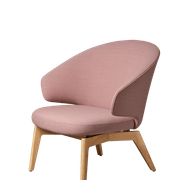 Let Lounge Chair Wooden Legs by Fritz Hansen gallery detail image
