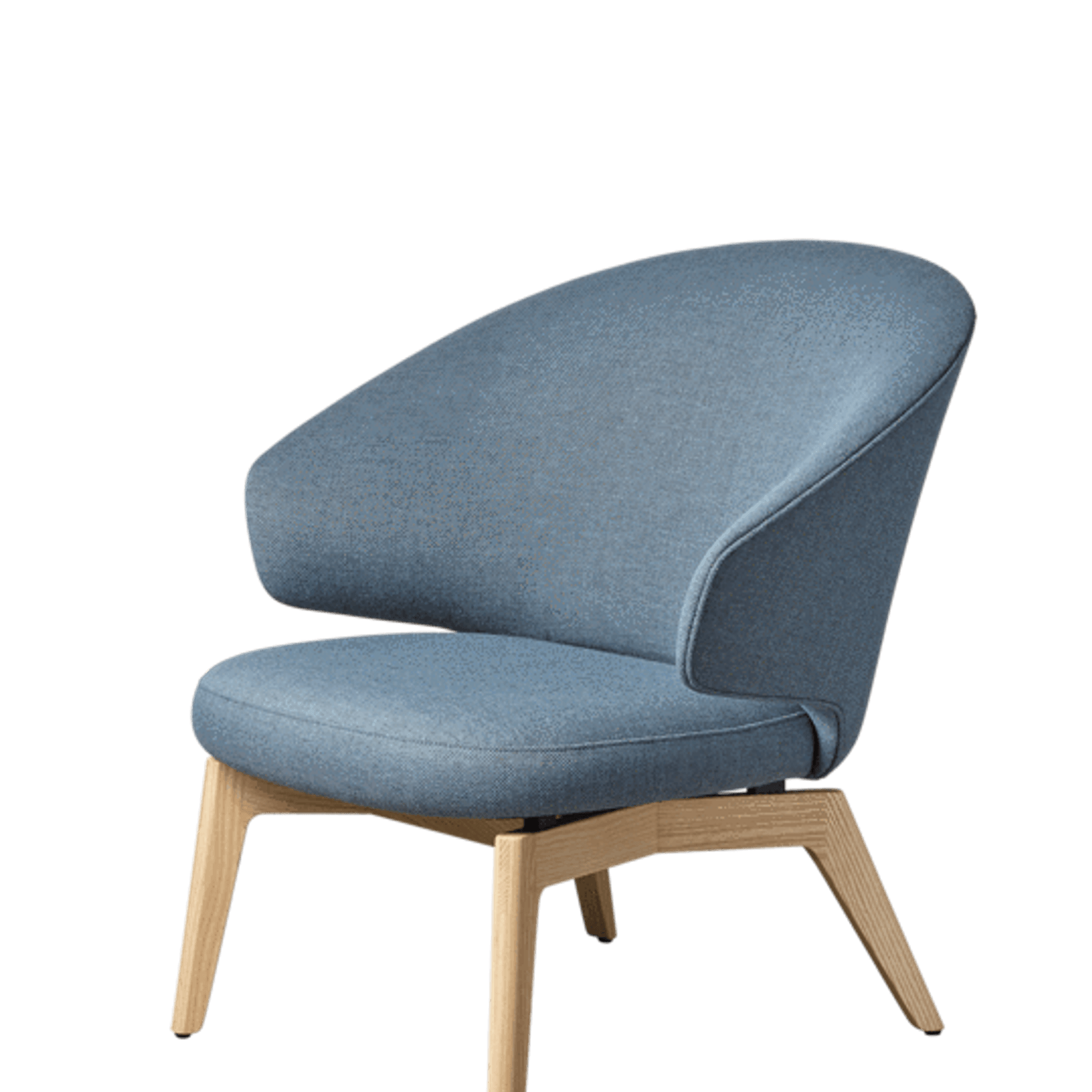 Let Lounge Chair Wooden Legs by Fritz Hansen gallery detail image