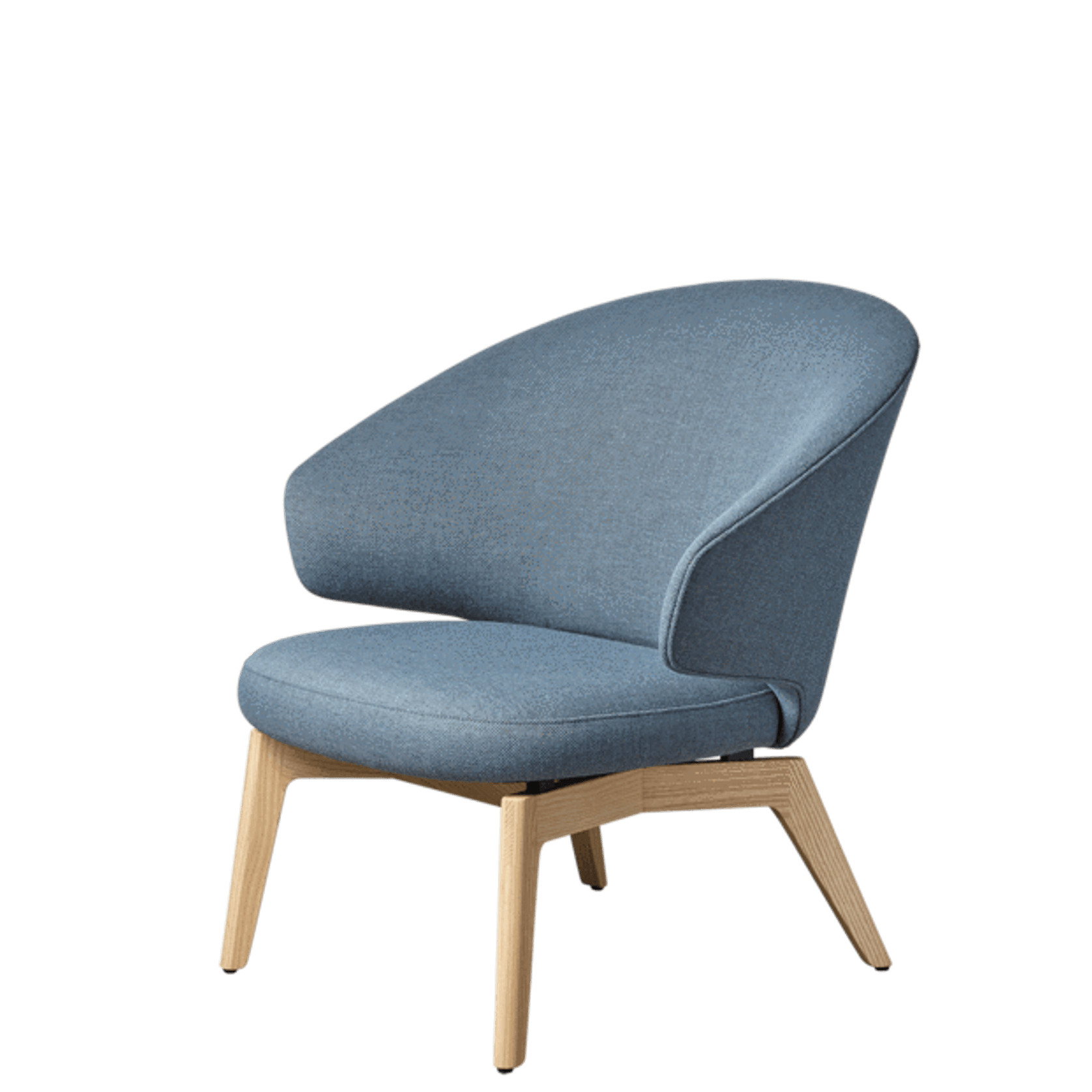 Let Lounge Chair Wooden Legs by Fritz Hansen gallery detail image