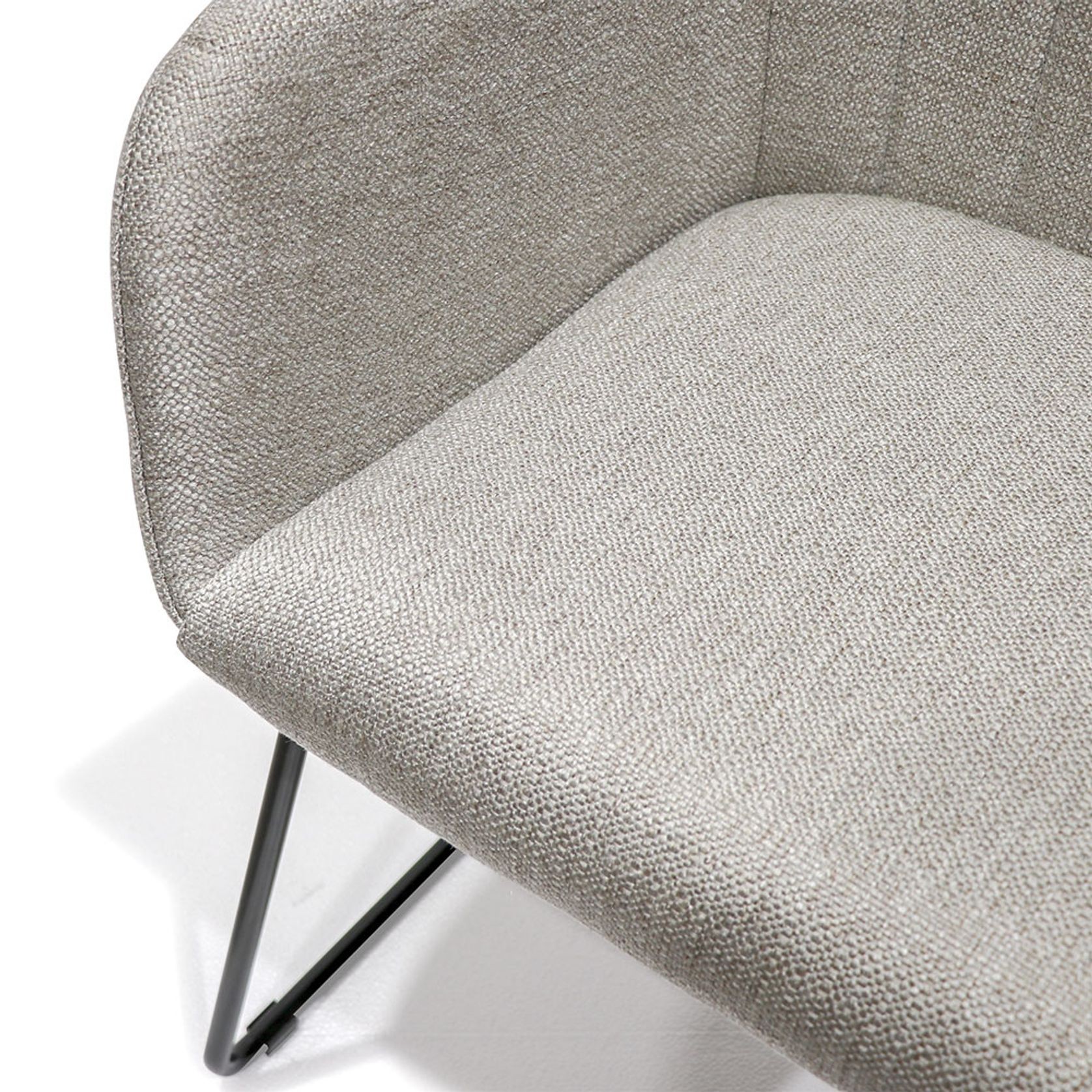 Folio Fabric Dining Chair - Grey gallery detail image