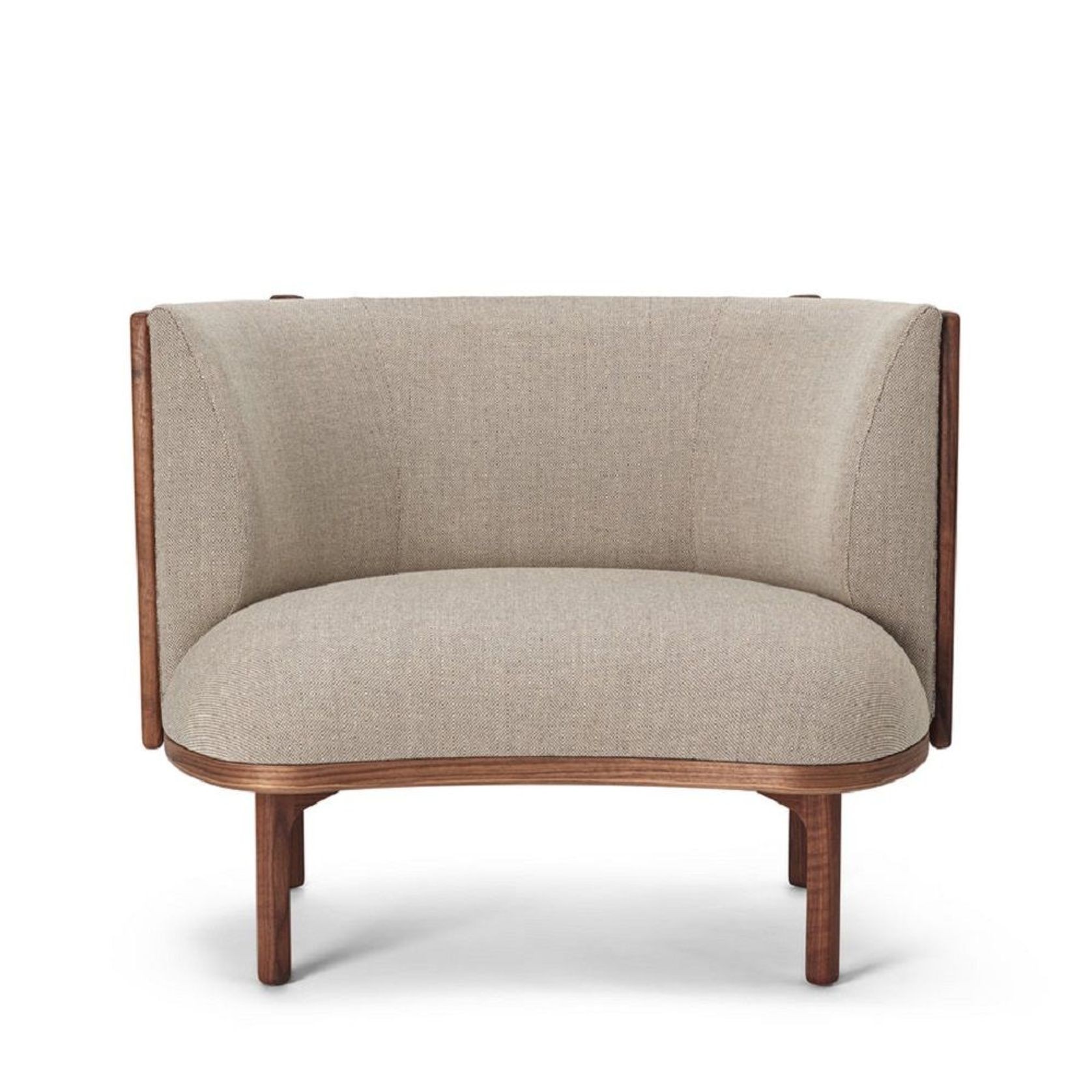 RF1904 Sideways Lounge Chair Walnut gallery detail image