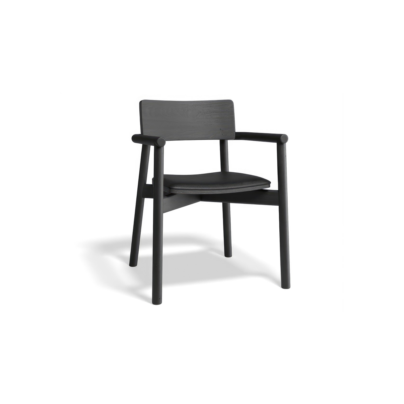 Andi Armchair - Black Ash - With Pad gallery detail image