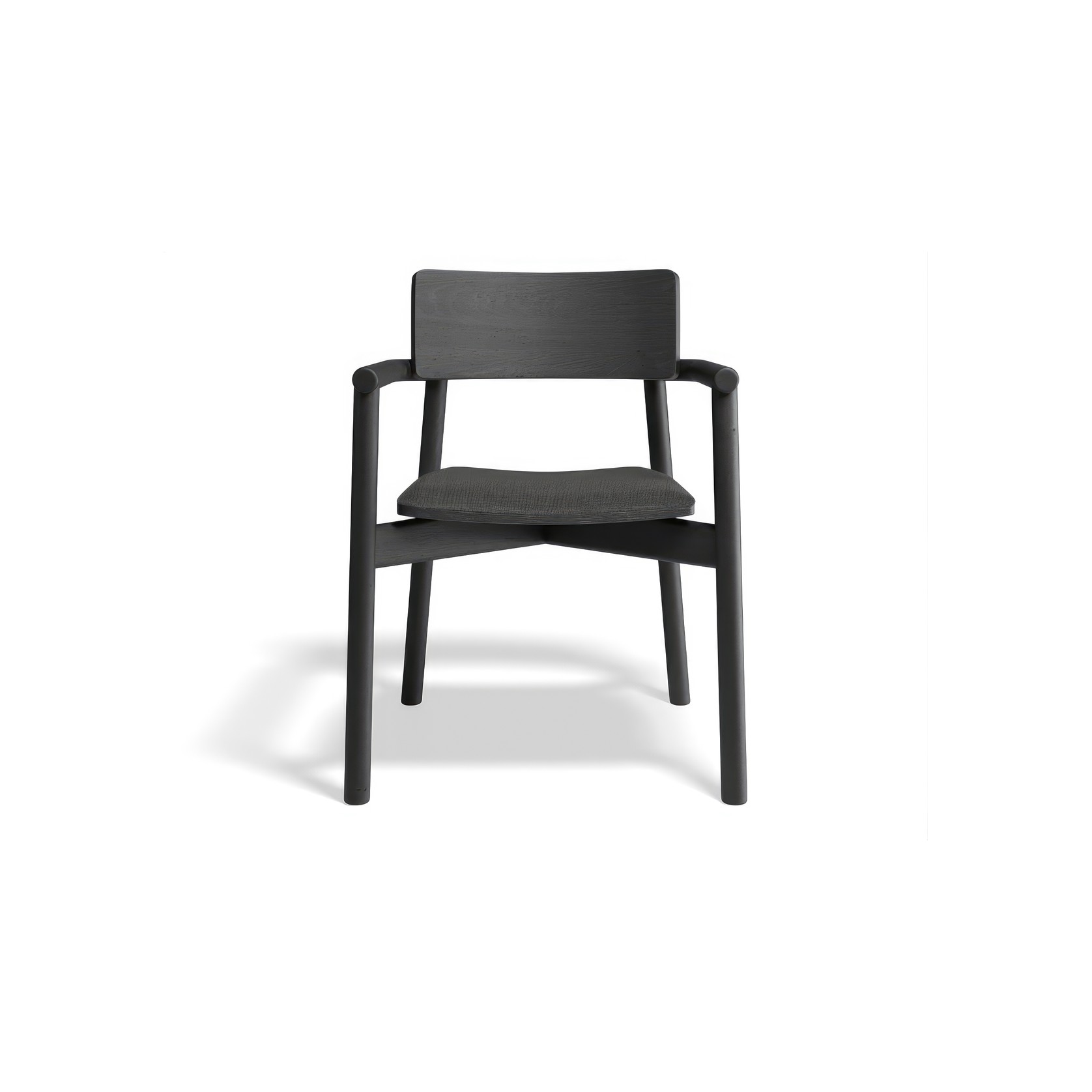 Andi Armchair - Black Ash - With Pad gallery detail image