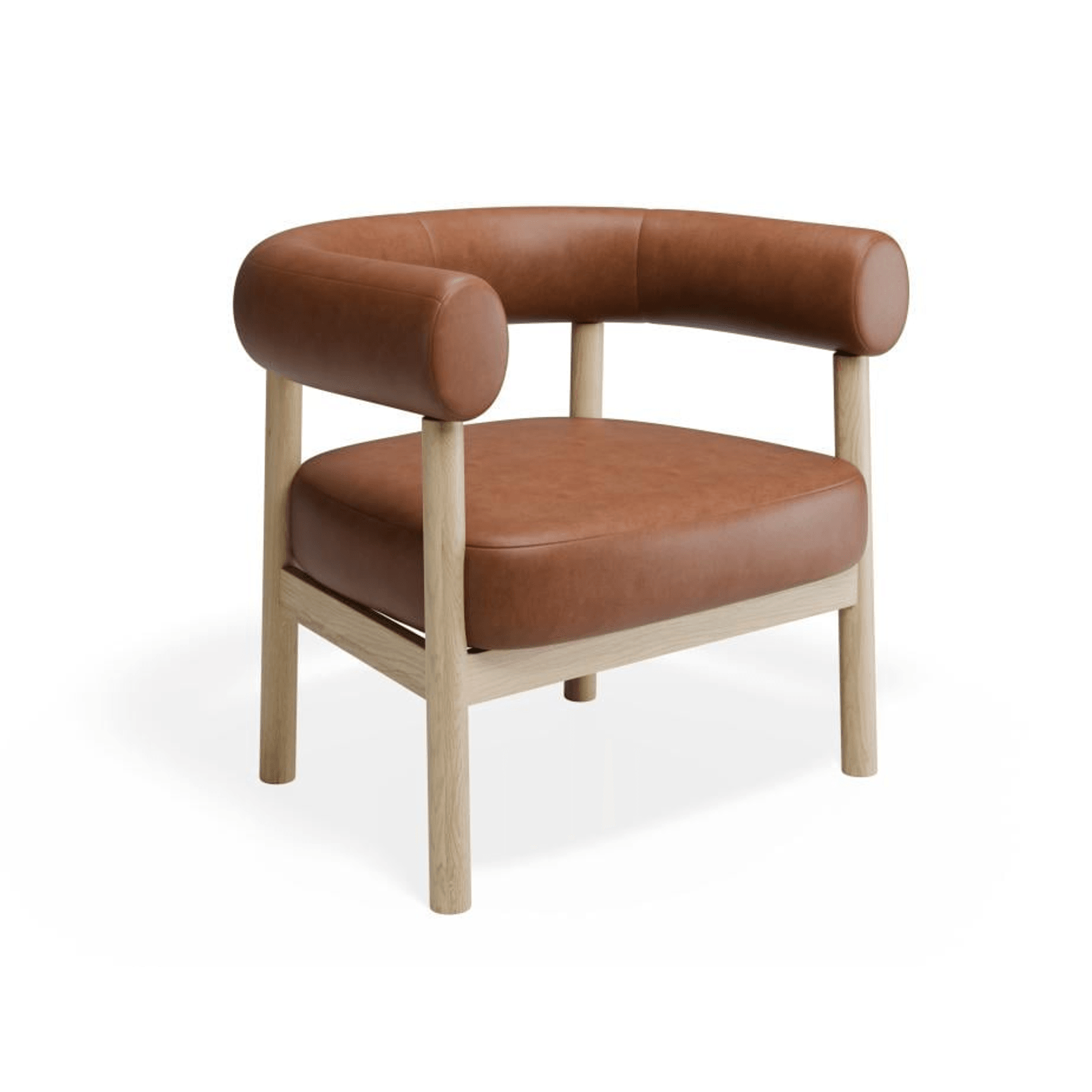 Marlowe Occasional Chair - Natural Oak Legs gallery detail image