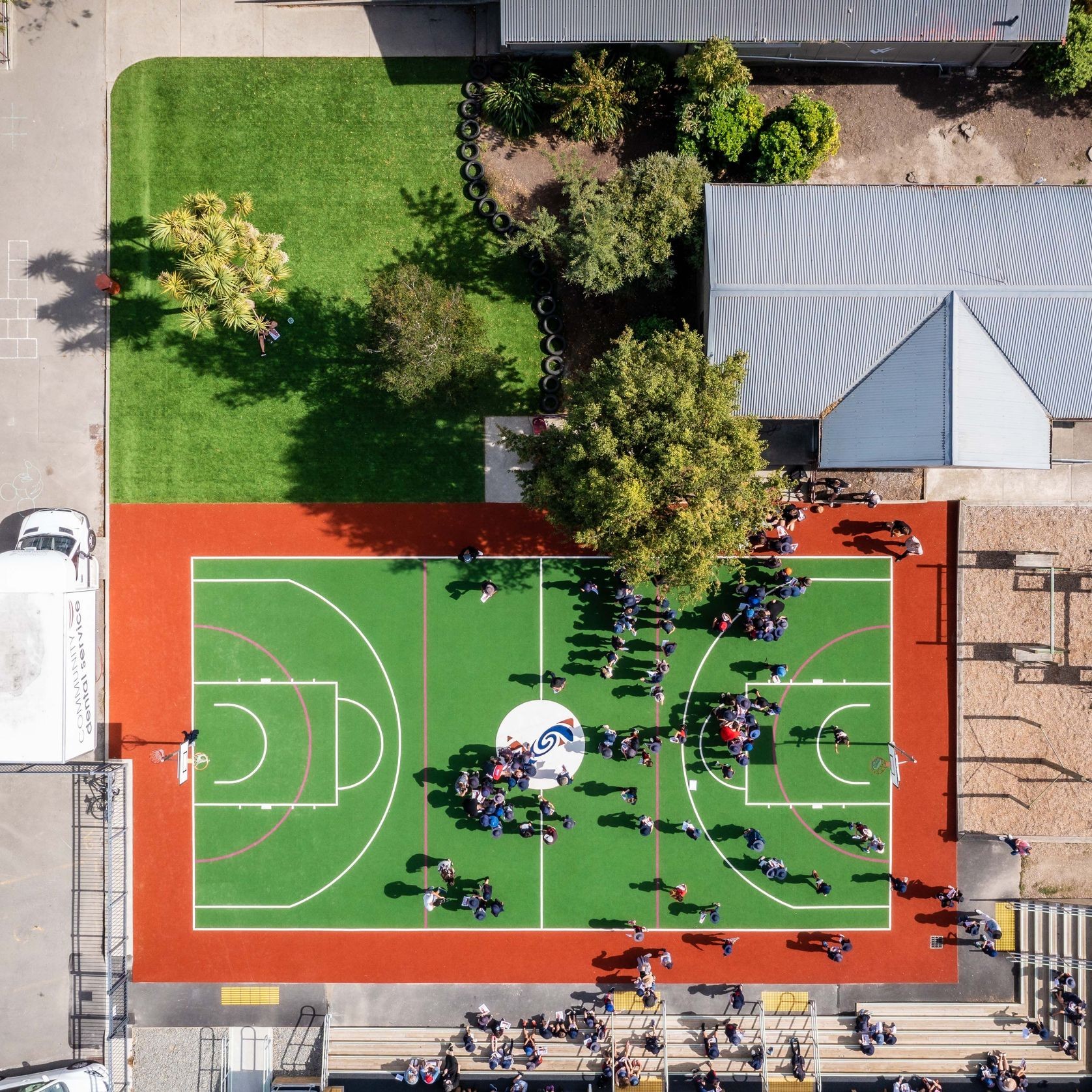 Multi Sport Court Artificial Turf by SmartGrass gallery detail image