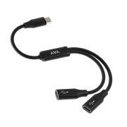 AVA Splitter Cable USB-C to 2x USB-C gallery detail image