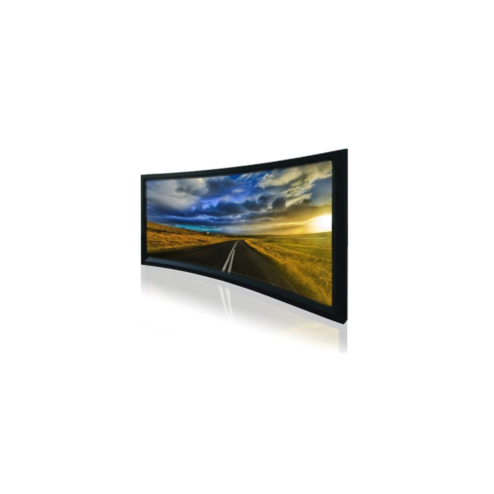 140″ Indigo 2.35:1 Curved Cinemascope Acoustic Fixed Frame Screen 4k Ready gallery detail image