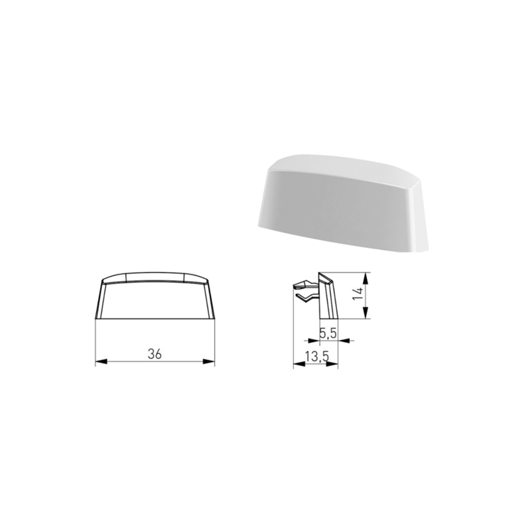 Softline 36 Drainage Caps gallery detail image