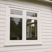 Window configuration change - casements to split-rail configuration