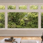 Internal view of window containing multiple Escence Wood sashes