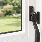 Close up of Escence Wood split-rail sash and weather seal system