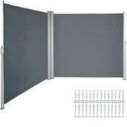 Aluminum Retractable Side Awning Shade 2 x 6m gallery detail image