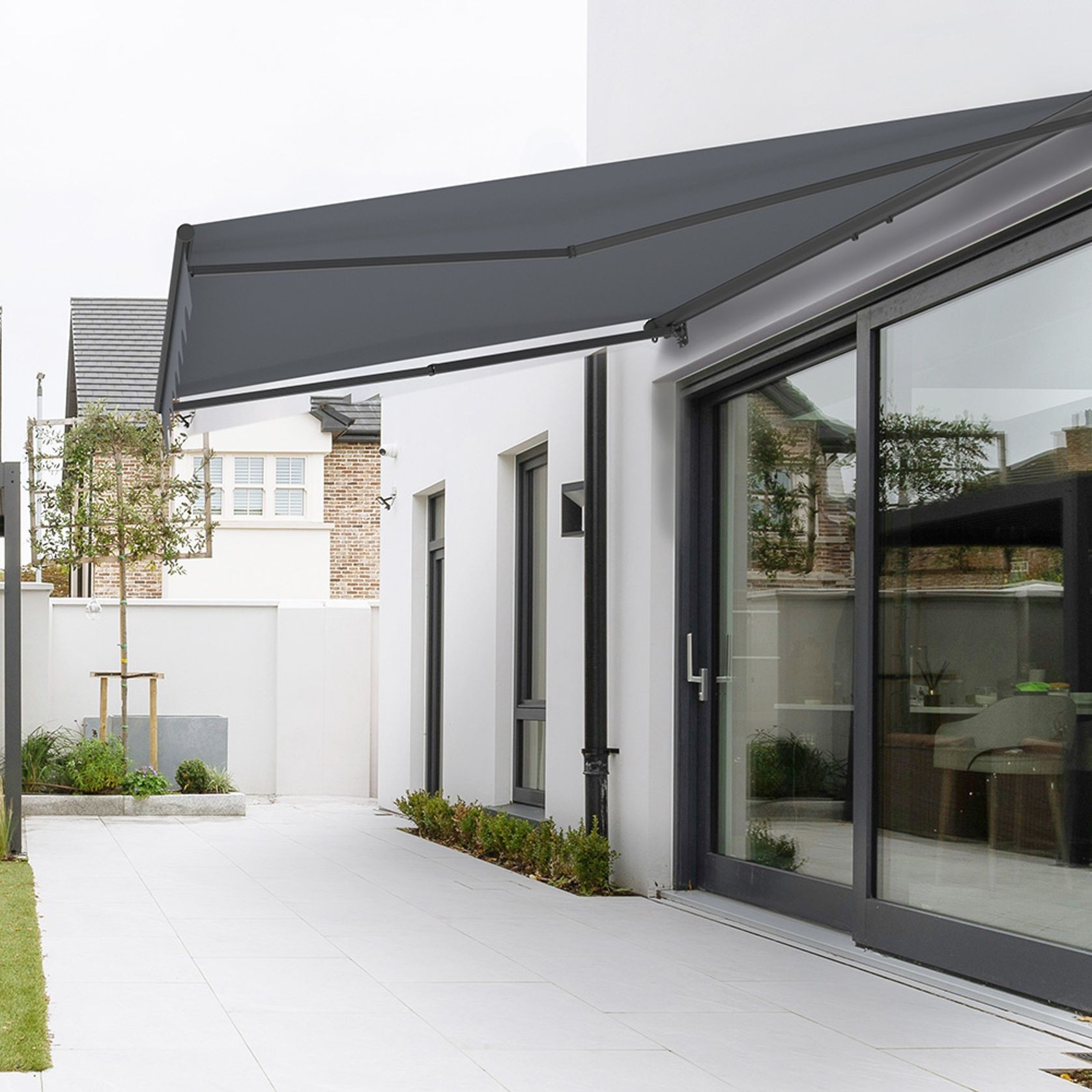 Etna Half Cassette Motorised Retractable Awning(valance removable) gallery detail image