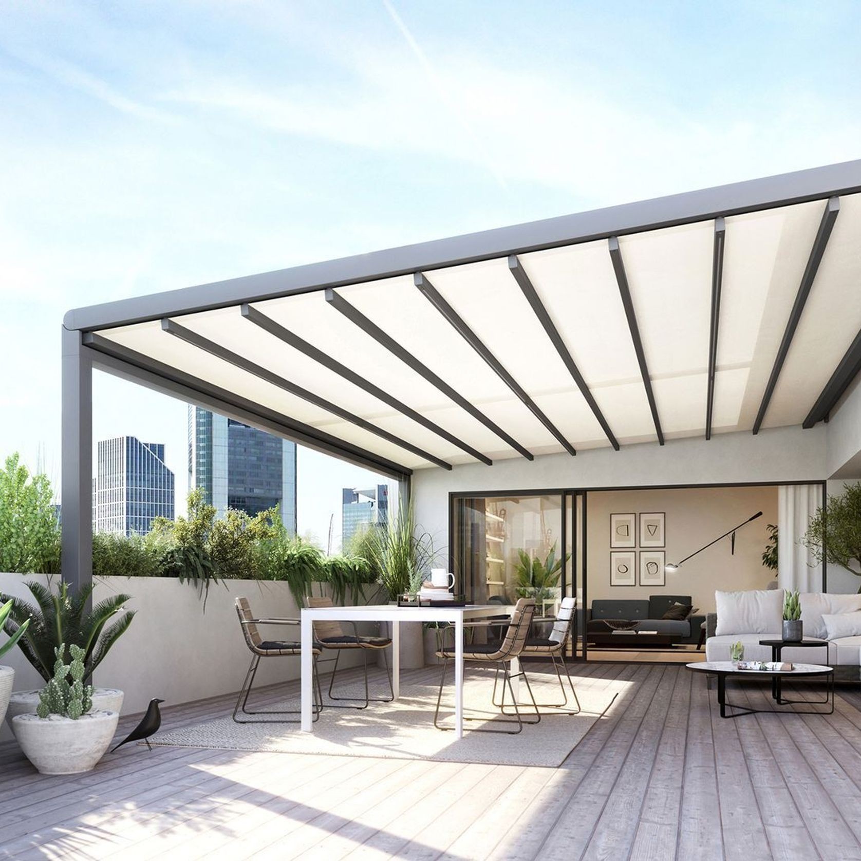 Markilux Pergola Stretch Retractable Roof gallery detail image