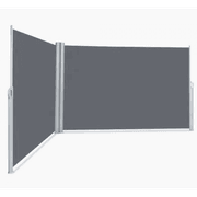 Aluminum Retractable Side Awning Shade 2 x 6m gallery detail image
