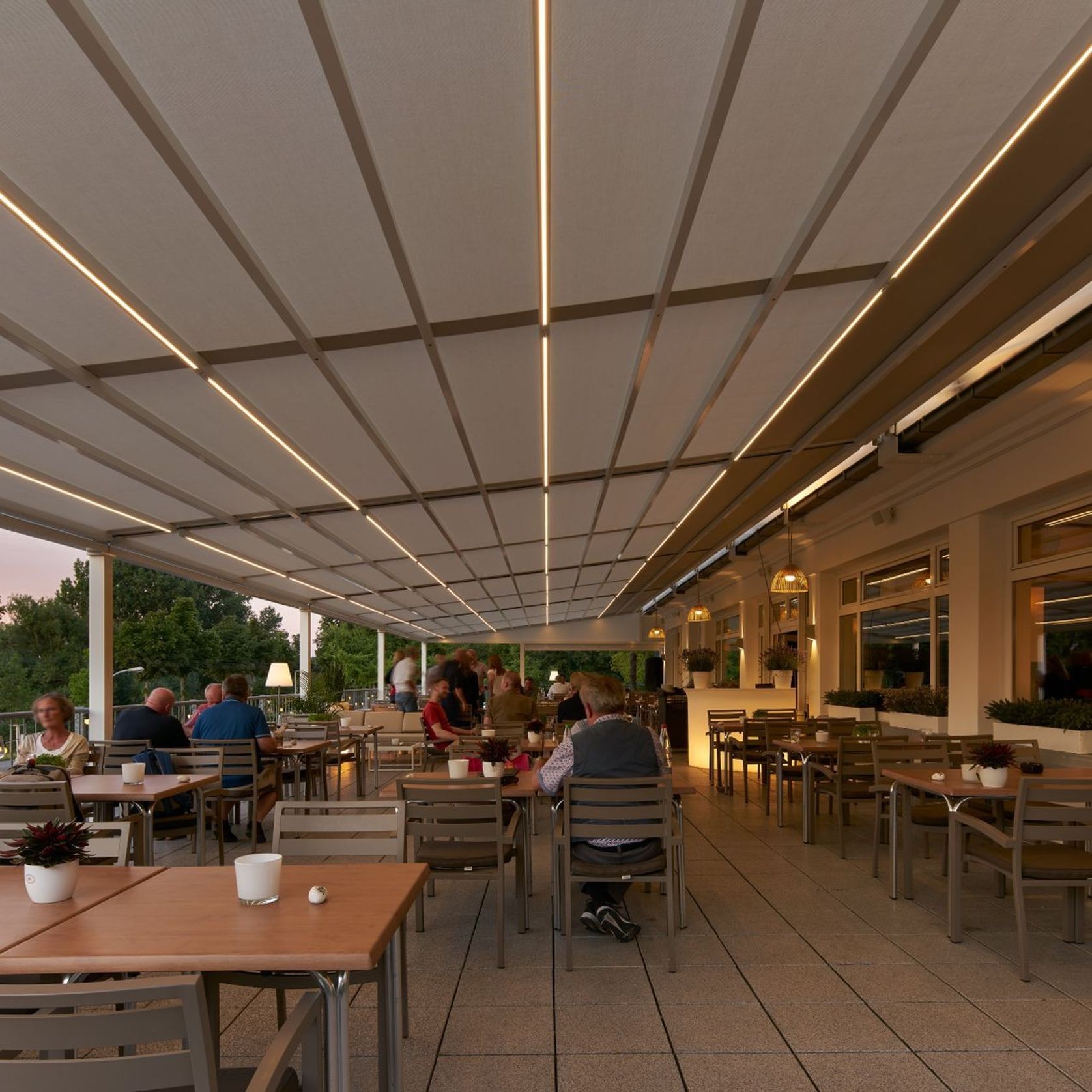 Markilux Pergola Stretch Retractable Roof gallery detail image