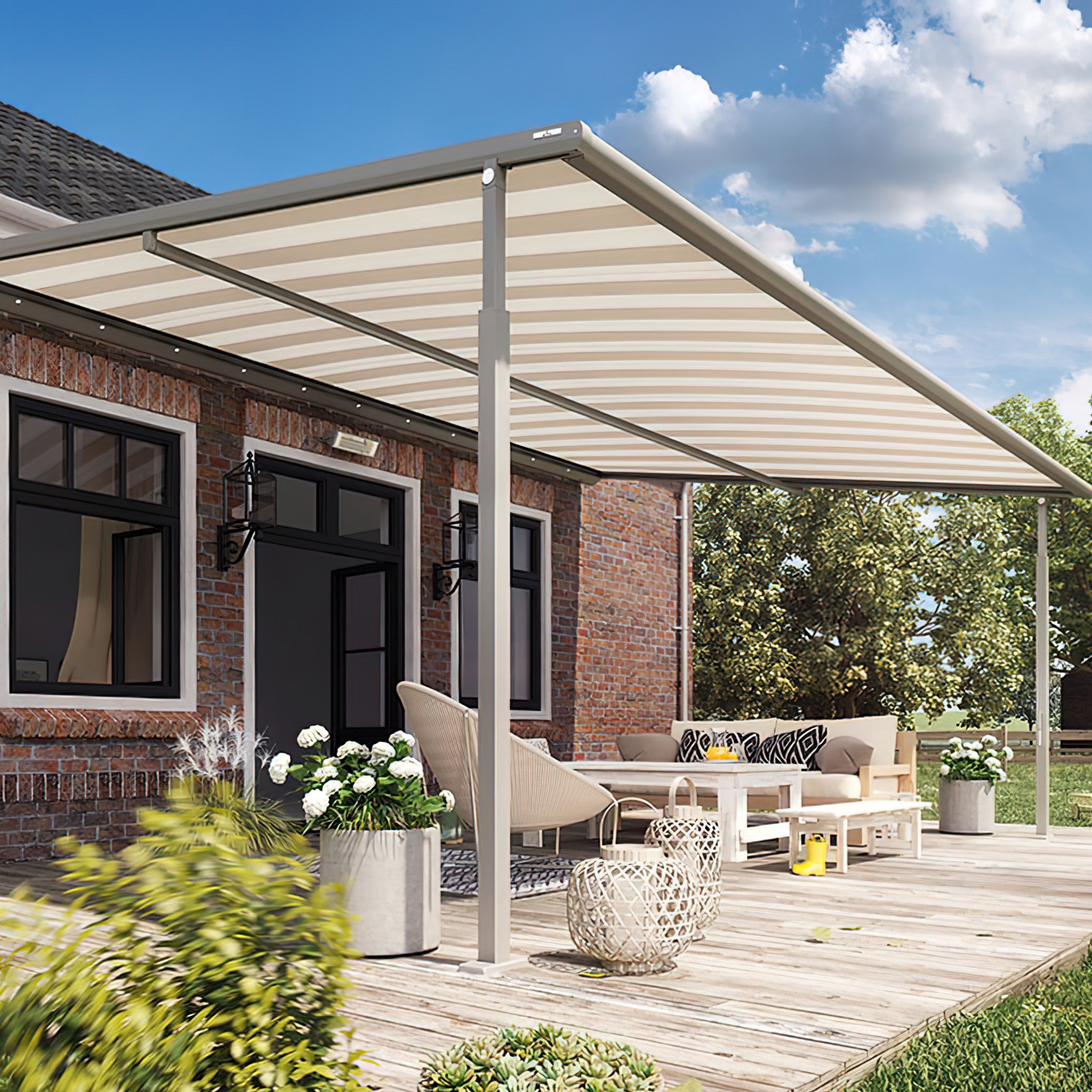 Weinor Plaza Viva Retractable Patio Roof gallery detail image
