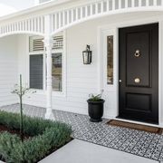 FR04 Arched Exterior Fretwork with Dentil Moulding gallery detail image