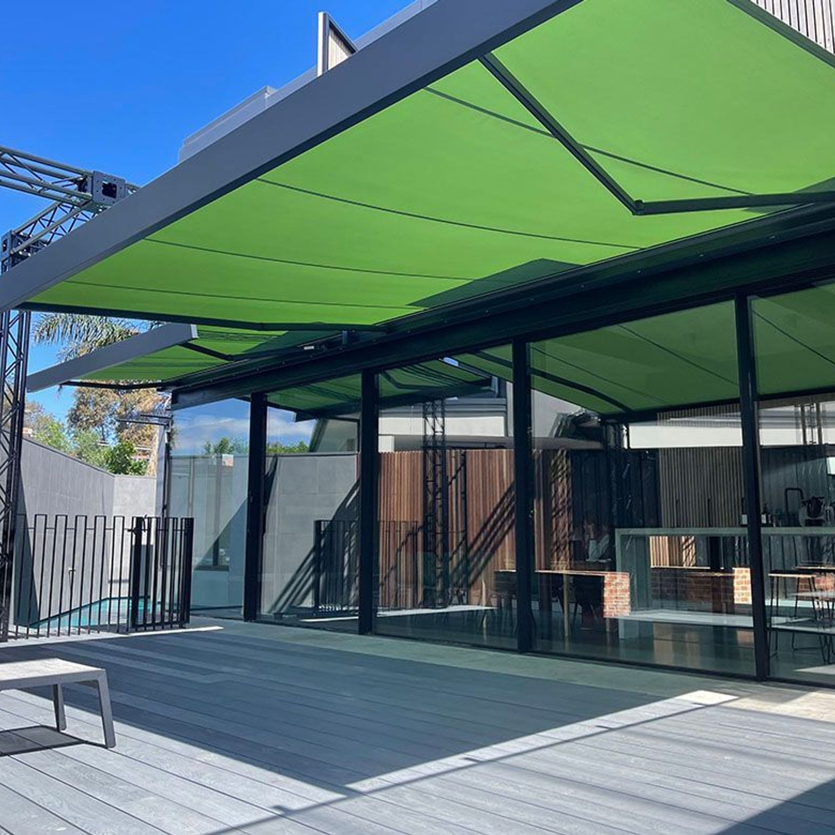 Weinor Kubata + Kubata LED Full Cassette Folding Arm Awning gallery detail image