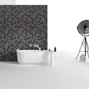 G65176 Back-to-wall Freestanding Bath 1600mm gallery detail image