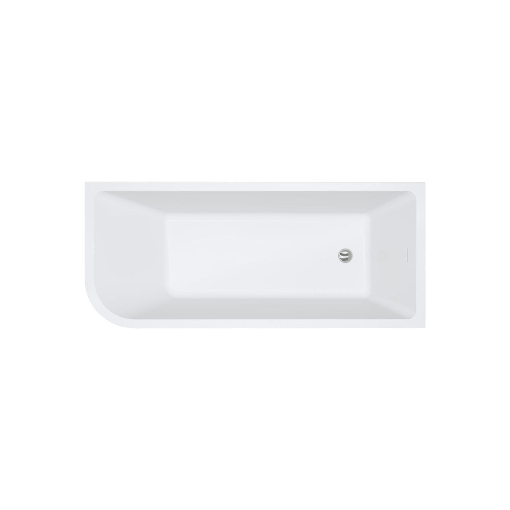 Hustle Multi-Fit Acrylic Bath with Overflow gallery detail image