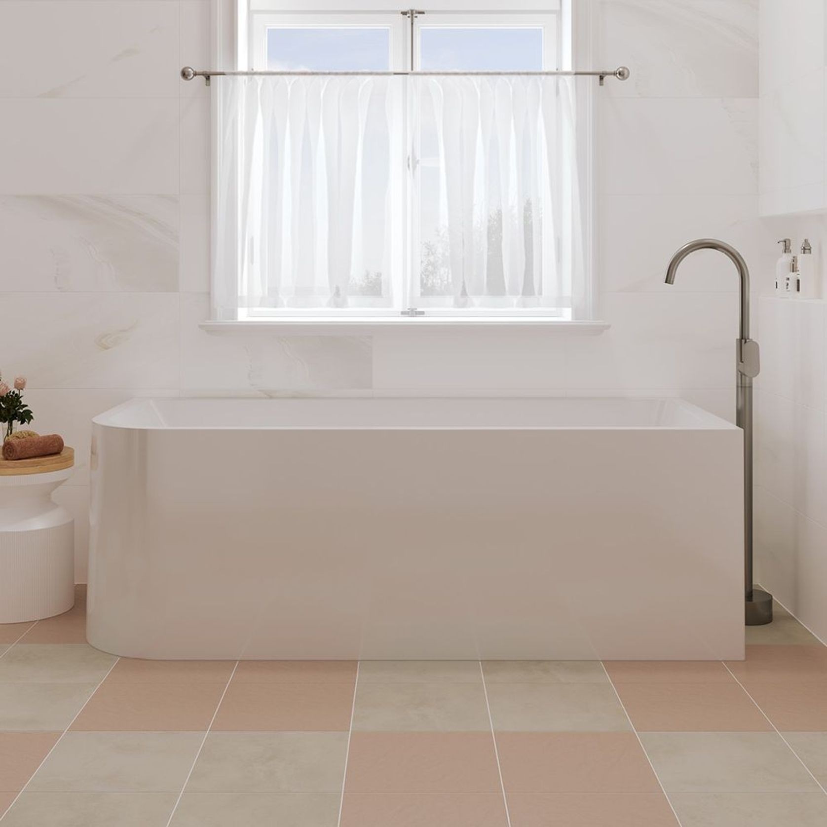 Hustle Multi-Fit Acrylic Bath with Overflow gallery detail image