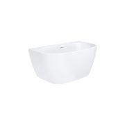 Keeto Back-To-Wall Acrylic Bath with Overflow gallery detail image