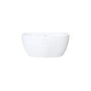 Keeto Back-To-Wall Acrylic Bath with Overflow gallery detail image