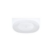 Keeto Back-To-Wall Acrylic Bath with Overflow gallery detail image