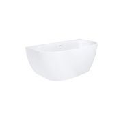 Keeto Back-To-Wall Acrylic Bath with Overflow gallery detail image