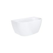 Keeto Back-To-Wall Acrylic Bath, 1500mm gallery detail image