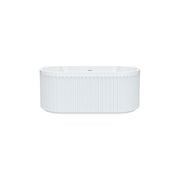 Eleanor Fluted Back-to-Wall Acrylic Bath gallery detail image