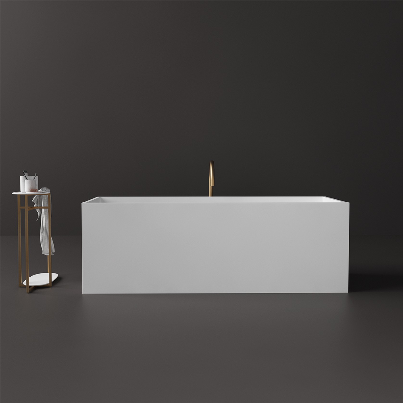 Alison Rectangular Stone Bath ST23 - Various Sizes gallery detail image